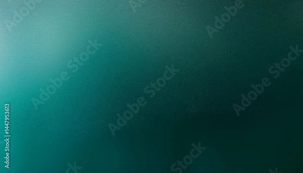 Fototapeta Teal Green Textured Background, Gradient, Abstract, Subtle, Smooth, Deep, Matte, Pattern, Design, Su