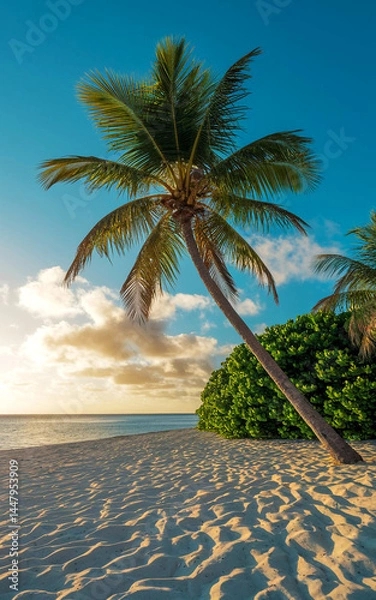 Obraz Tropical Paradise Beach at Sunset