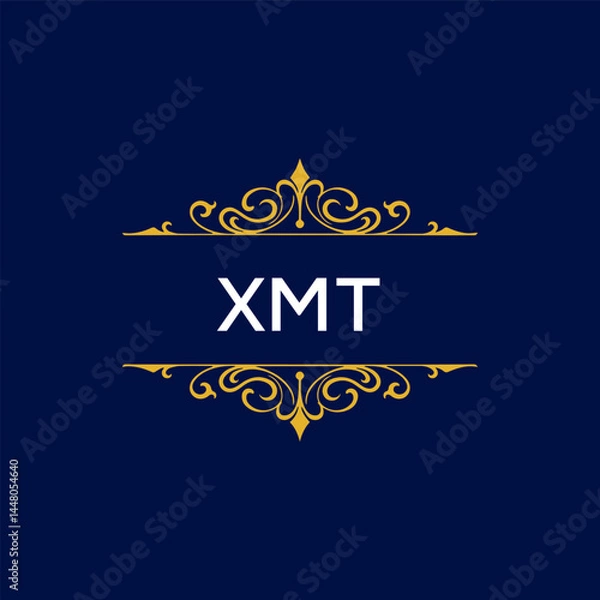Fototapeta XMT Letter Initial Logo Design Template Vector Illustration