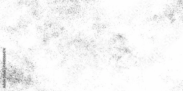 Fototapeta Gray grunge noise on white background. Natural cement wall texture. Closeup wall surface background. Distress overlay texture.	