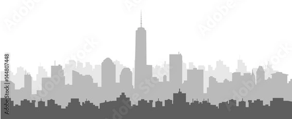 Fototapeta Poranny panoramę Nowego Jorku