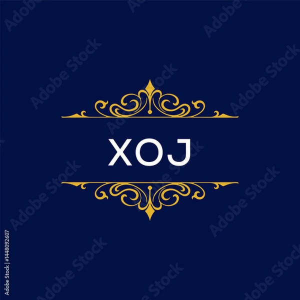 Fototapeta XOJ Letter Initial Logo Design Template Vector Illustration