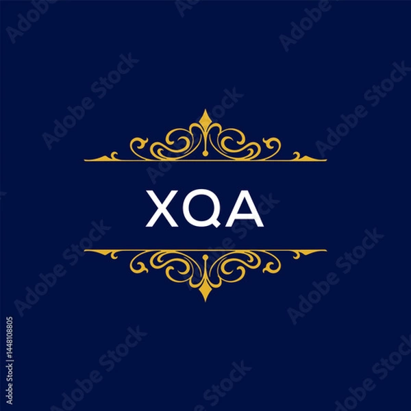 Fototapeta XQA Letter Initial Logo Design Template Vector Illustration