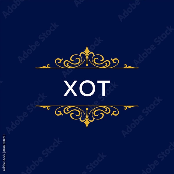 Fototapeta XOT Letter Initial Logo Design Template Vector Illustration