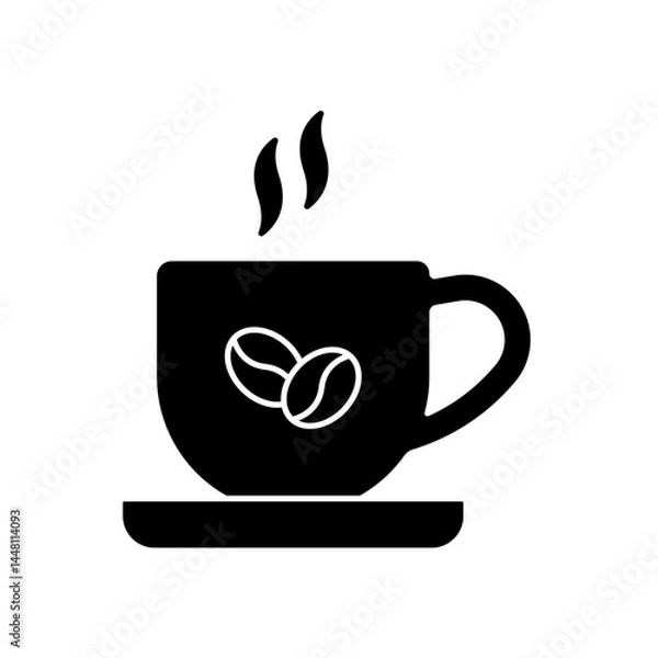 Fototapeta coffee icons  symbol vector elements for infographic web