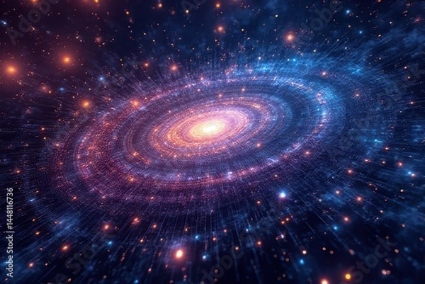 Fototapeta Electromagnetic Intergalactic Harmony