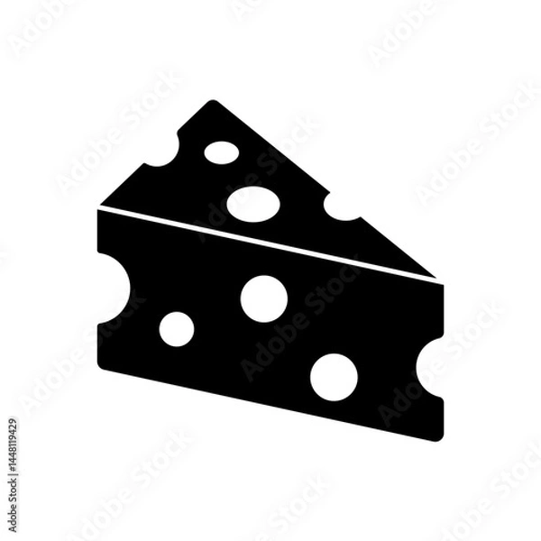 Fototapeta cheese icons  symbol vector elements for infographic web
