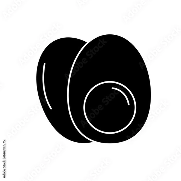 Fototapeta boiled egg icons  symbol vector elements for infographic web