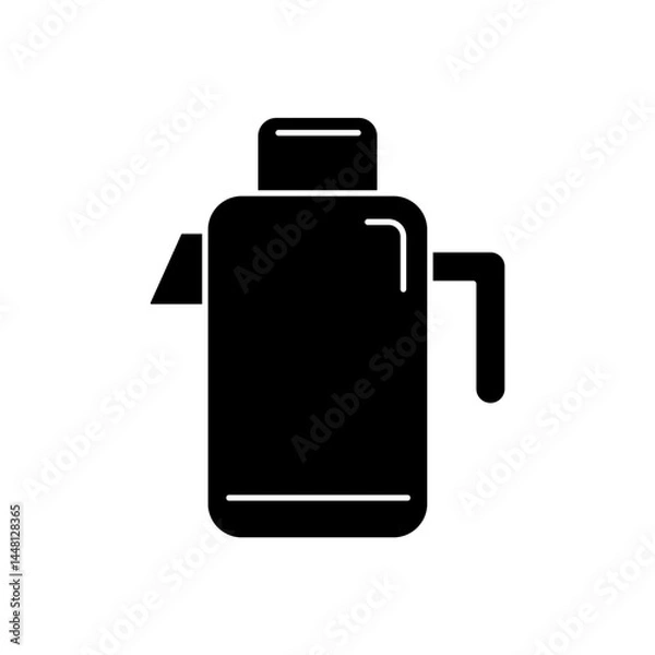 Fototapeta kettle icons  symbol vector elements for infographic web