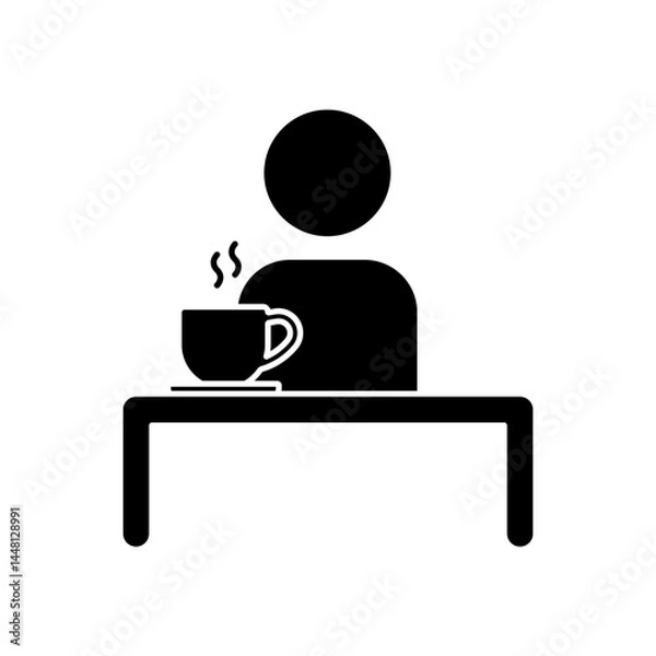 Fototapeta drink coffee icons  symbol vector elements for infographic web
