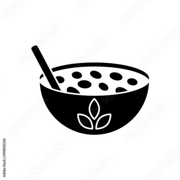 Fototapeta cereals icons  symbol vector elements for infographic web