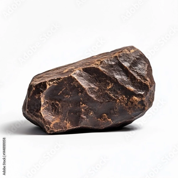 Obraz Nature's raw beauty a close-up of a rustic rock natural setting still life photography minimalist composition