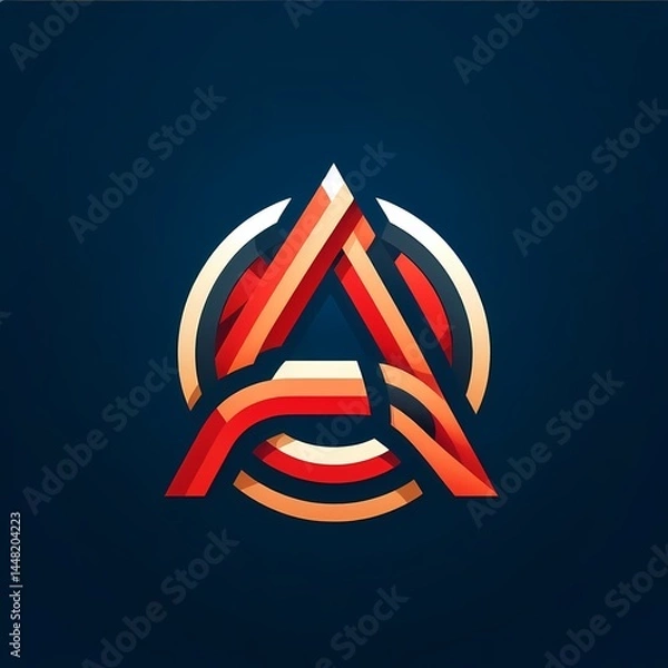 Obraz abstract vector logo