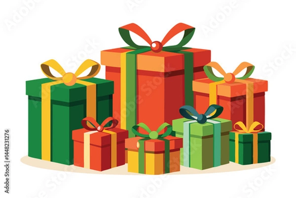 Obraz gift boxes vector illustration