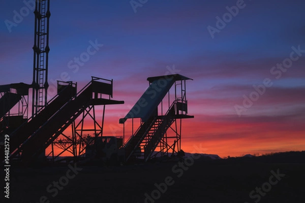 Obraz Boarding stairway