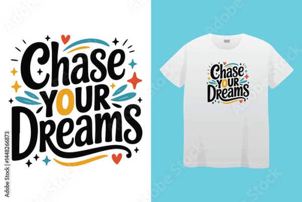 Obraz Nothing is impossible, slogan typography tee shirt design. Motivation and inspirational quote. Clothing, t shirt, apparel and other uses Vector print, typography, poster.