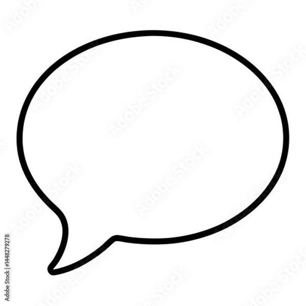 Obraz speech bubble icon vector illustration