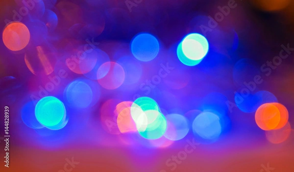 Fototapeta Multicolored bokeh background