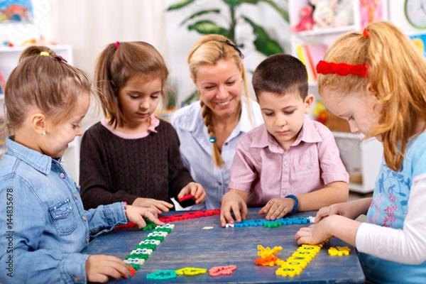 Fototapeta Playing a game