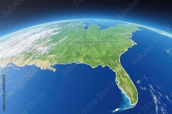 Obraz Eastern North America from Space