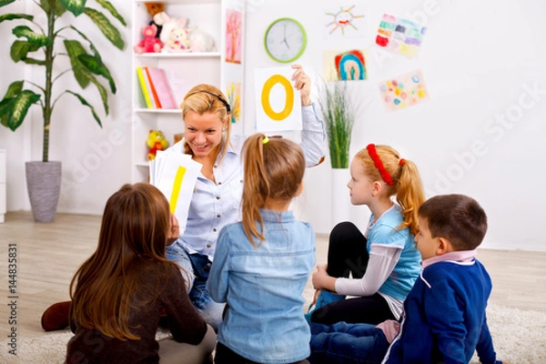 Fototapeta Learning alphabet