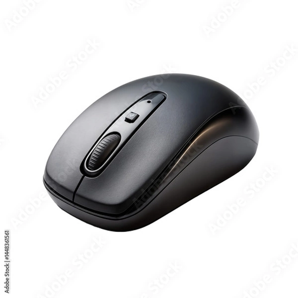 Obraz Black wireless computer mouse