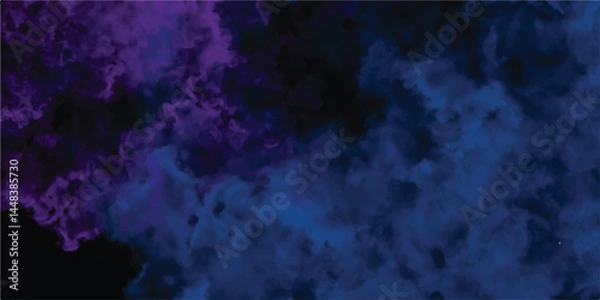 Fototapeta Soft cloud in the colorful background tone for wallpaper, graphic design blue concept abstract background. Colorful space galaxy cloud nebula. Stary night cosmos.
