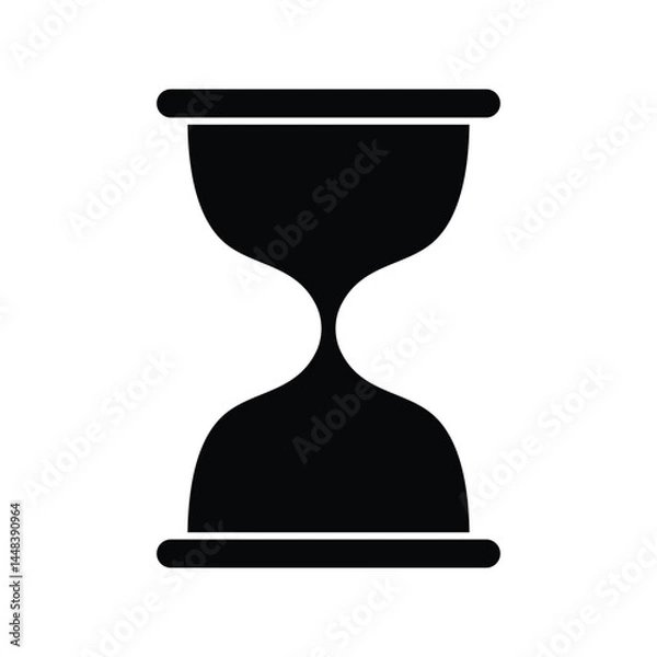Obraz hourglass icon . editable. vector illustration