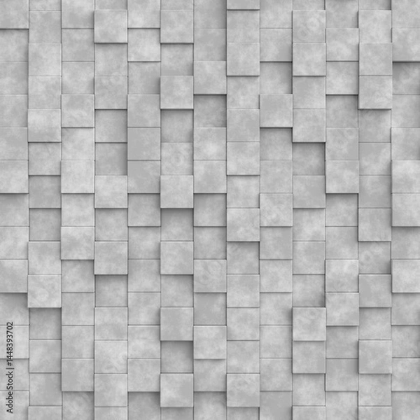 Fototapeta Rectangle background. Modern Background. 3D illustration.