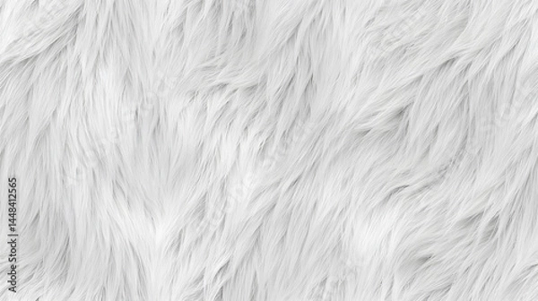Obraz White Furry Effect Seamless Texture