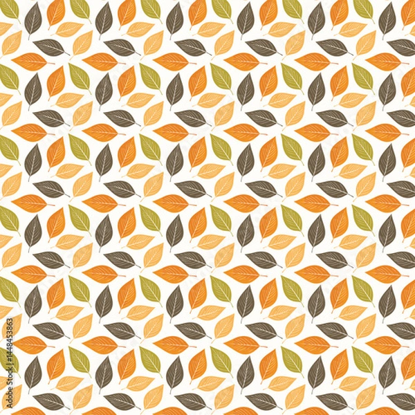 Fototapeta Celestial Moon Phase Seamless Pattern