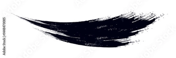 Fototapeta Analog touch materials. The texture of the brush is beautiful. Modern wave pattern