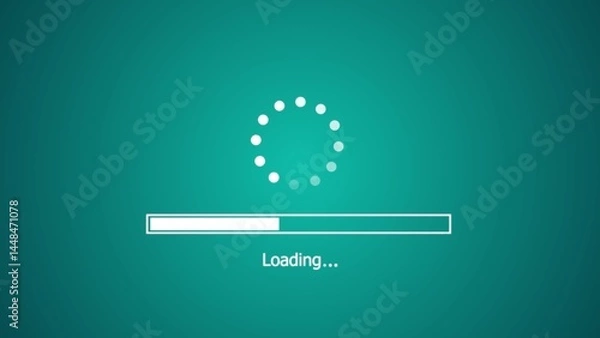 Fototapeta circle loading icon .Wheel loading concept icon. Icon of circle progress bar spinning. loading circle upload or download icon