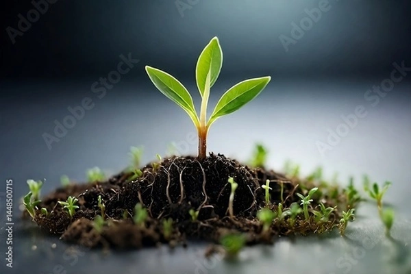 Obraz plant in the soil
