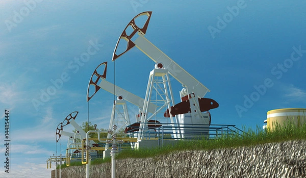 Obraz Oil field