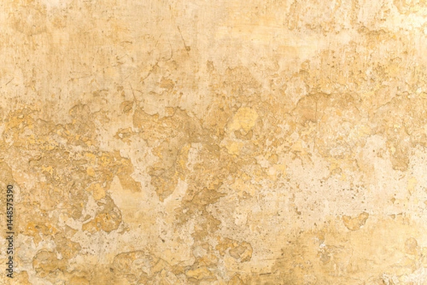 Obraz Old, weathered wall surface with distressed plaster, perfect for creative backdrops, interior design mockups, or print projects that require aged realism.