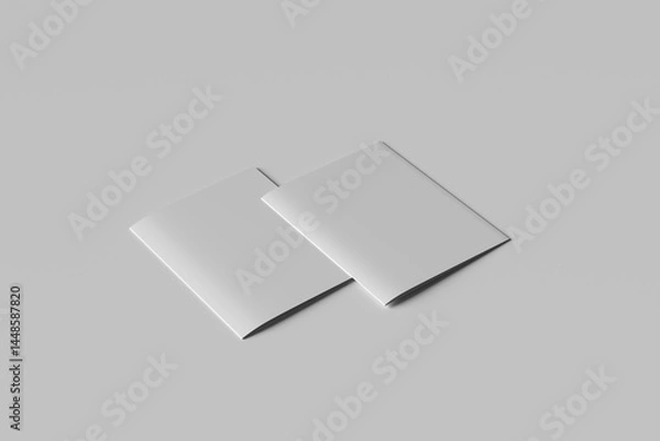Obraz A4 Bifold Brochure Mockup