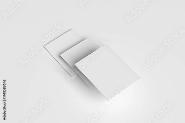 Obraz A4 Bifold Brochure Mockup