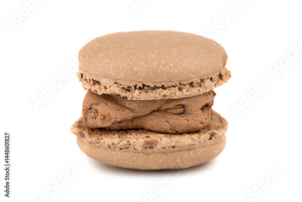 Obraz Single macaron cookie
