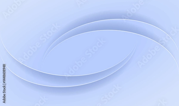 Fototapeta Soft Blue Abstract Wave Background