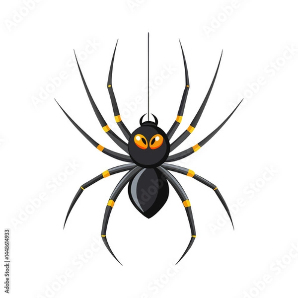 Obraz Hanging Spider Vector