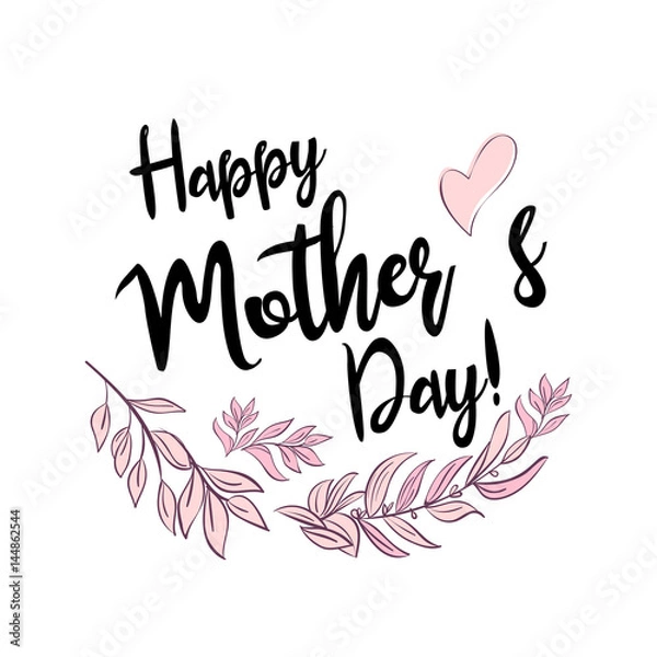 Fototapeta Happy Mothers Day Greeting Card