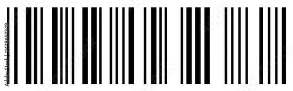 Fototapeta Barcode Label, Product Scan Code Illustration vector,