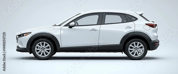 Obraz White SUV Profile