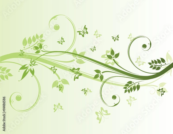 Fototapeta floral design