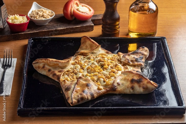 Fototapeta star pizza