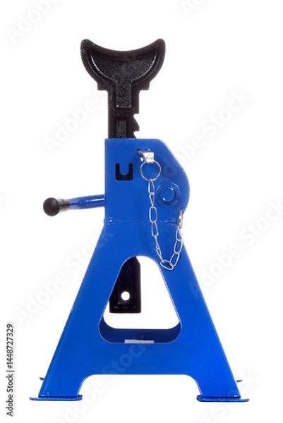 Obraz Blue car jack stand