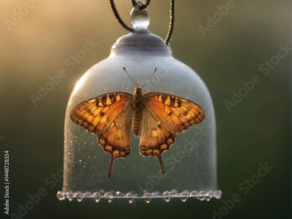 Obraz butterfly on a flower