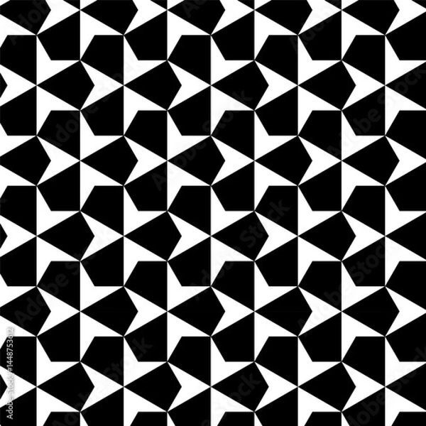 Fototapeta Seamless pattern with shamrocks. Shamrock.