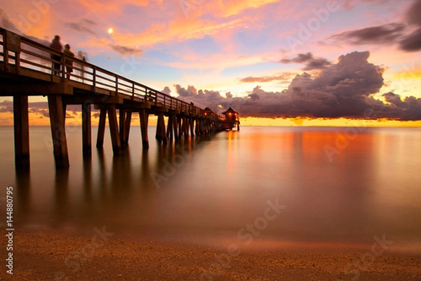 Fototapeta Naples Pier beach Florida 